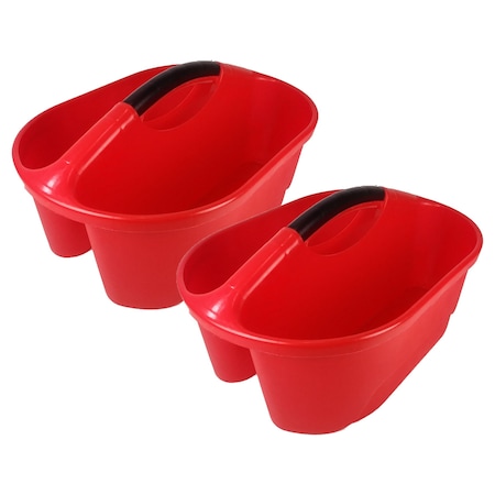 Romanoff Classroom Caddy, Red, 2PK 25602